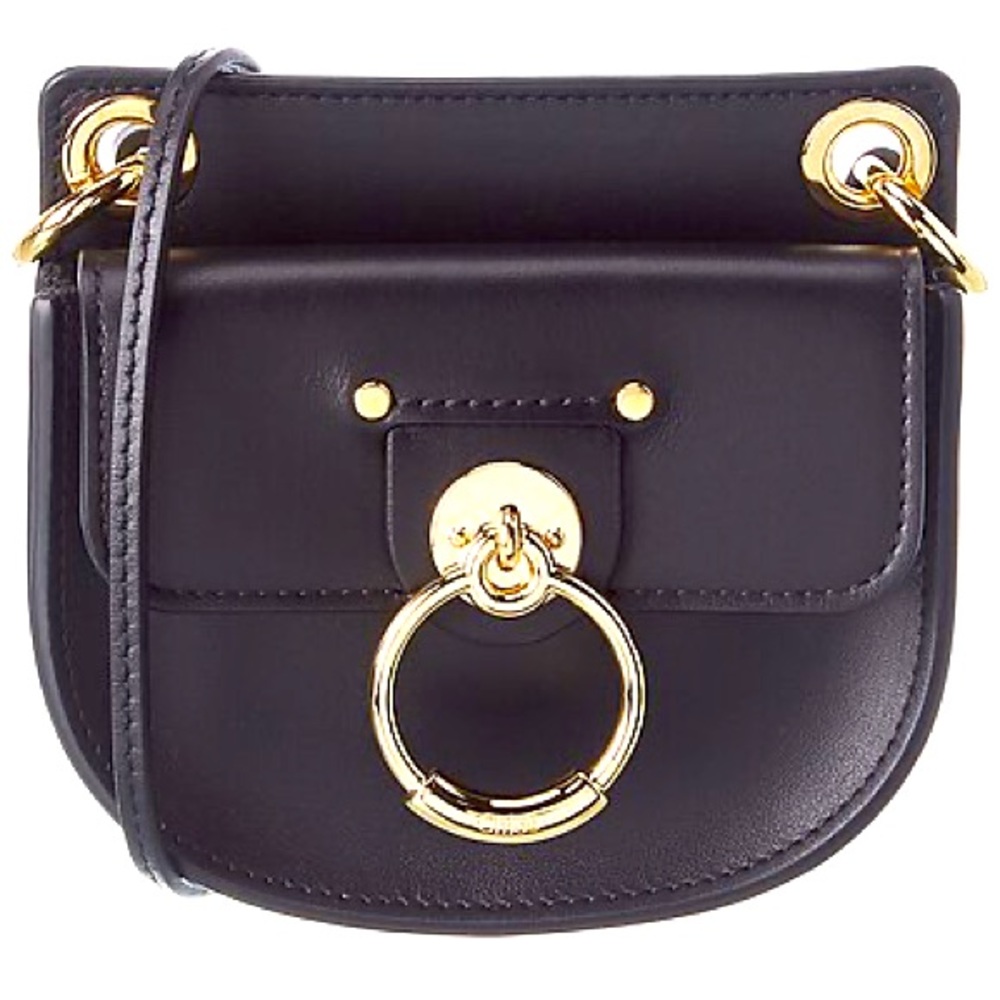 NEW Chloe Tess Mini Leather Camera Bag (black)